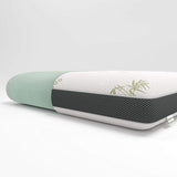 2-in-1 visco-kussen met 800 g kern, de hoes van 100% katoen is behaaglijk en aangenaam, ademend kussen, 50 x 70 cm, orthopedisch gevormd