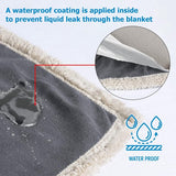 waterdichte deken, sprei bedbank gooi knuffeldeken beschermhoes bankbeschermer waterafstotende deken gooi fleece sherpa deken voor slaapbank 203 x 152 cm