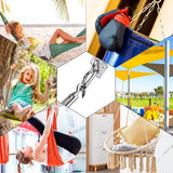 Zonnezeil, bevestiging, zonnezeil, accessoires, roestvrij staal, M6, high-performance luifels, bevestigingsset voor tuin, driehoek en vierkant, 304 roestvrij staal