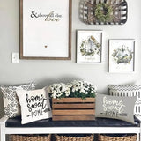 4 kussenslopen (50 x 50 cm)