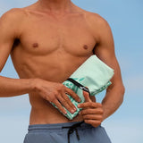 Strandhanddoek XXL – microvezel badhanddoek groot, microvezel handdoeken licht en sneldrogend, 100% gerecyclede microvezel handdoek - mandala 200 x 90 cm