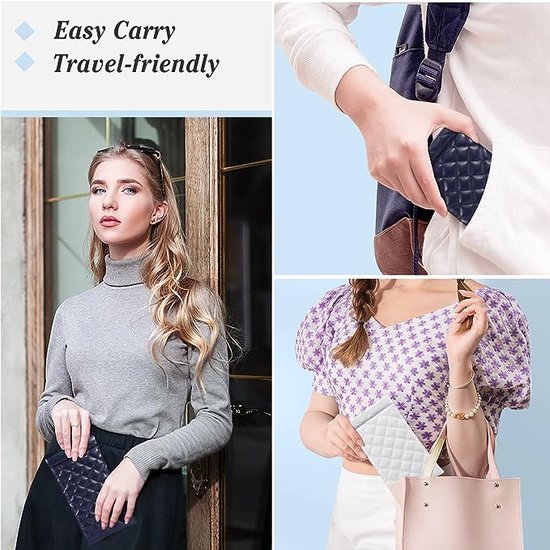 Brillenkoker, 2-delige zonnebrillenkoker met kliksluiting voor dames heren meisjes, draagbare brilorganisator voor brillen leesbril zwembril blauwe lichtbril - wit + blauw