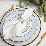 Servetringen goud 12 stuks servetringen set metalen servetringen, holle servettengespen voor jubileum, Kerstmis, Nieuwjaar, verjaardag, feest, tafeldecoratie