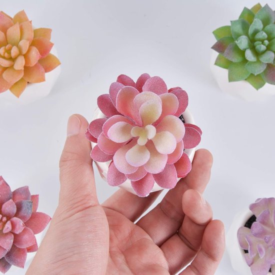 Kunstmatige vetplanten, 3 stuks, kunstplanten met pot, kleine kunstplant, voor tafel, huis, balkon, kantoor, decoratie. Kunstmatige vetplanten, 3 stuks, kunstplanten met pot, kleine kunstplant, geschikt voor tafel, huis, balkon, kantoor, decoratie.