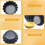 12 stuks eieren cakevorm cupcakes muffin vorm mini taartvorm mentall eiercakevorm taartvormen voor pudding, cake, cupcake, muffin