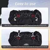 Rope Bag Climbing Rope Backpack for Climbing Ropes, Climbing Rope Bag Waterproof Foldable Climbing Bag Rock Climbing Rope Kit Bag for Climbing Trekking Hiking