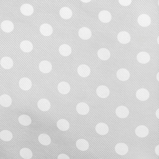 Hangende opberger met 4 zakken - Slaapkameropberger voor schoenen, accessoires en kleding - Hangende tassenkast met stippenpatroon - Grijs/Wit