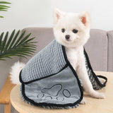 Huisdierbadhanddoek Extra absorberend Chenille Huisdierenhanddoek met handzakken Microvezelhanddoeken Alle honden Katten
