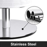 Staande toiletpapierhouder en vervangende rolhouder, opslag van toiletpapier, gemaakt van roestvrij staal, roestvrij, vrijstaand, mat voor badkamer, met scheidingsplaat voor waterbescherming