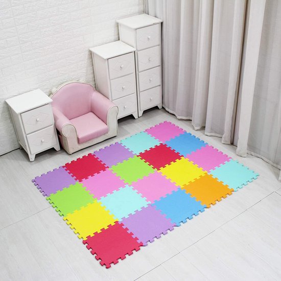 20 Puzzel Eva Foam Puzzel Mat Puzzel Tapijt Kinderen - Eco Kruipmat Speelmat Baby Verontreinigende stofvrije antislip vloerbeschermingsmat