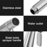 Bidet handdouche met slang Handdouche voor bidettoilet met haak Handbidetsproeier voor toiletbidetsproeier