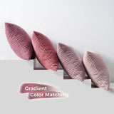 4 kussenslopen van 45 x 45 cm zonder kussenvulling