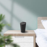 Autoprullenbak met deksel Kleine autobekerhouder Autodeur Past op auto thuiskantoor Zwart