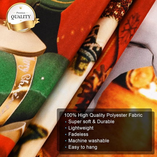 Wandtapijt Kerstmis wanddoek muur opknoping esthetische kerstboom open haard geschenken wandtapijt thuis kerstdecoratie wanddecoratie voor slaapkamer woonkamer slaapzaal 210 x 150 cm