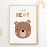 Poster kinderkamer | set van 6 DIN A4 | wandafbeeldingen | kinderkamerposters | deco foto's kinderkamer | appiraties | ABC-posters | babykamer decoratie | muurposter Premium