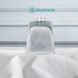 Matrasbeschermer, waterdichte, ondoorlaatbare matrastopper, van katoen; met Öko-Tex®-keurmerk, 60 x 120 cm.