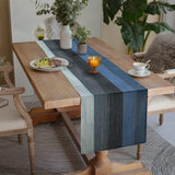 Tafelloper Modern Woonkamer Tafelloper Grijs Herfst Tafelloper Placemats Tafelloper Blauw Grijs Tafelmatten voor Eettafel Feest Bruiloft Tafelloper Linnen 40 x 140 cm Marineblauw Tafelloper Winter