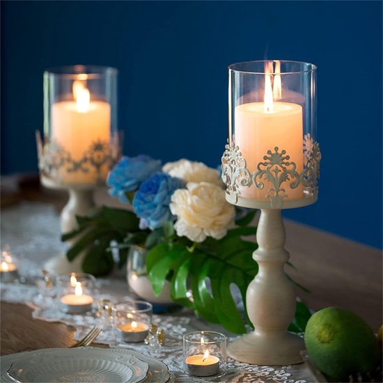 archaistische ijzeren kandelaar romantische bruiloft ijzeren lampenkap kandelaar romantisch diner bij kaarslicht creatieve kandelaar woondecoratie eettafel kandelaar, S+L