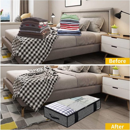 opbergtas voor dekens en kussens, voor kleding, opslagplaatsen, beddengoed, opberger van dekens, huis bewegen tas