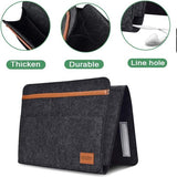 Bedorganizer met ophangsysteem, bedtas om op te hangen, dik vilt, antislip met gesp, voor baby's en kinderen, afstandsbedieninghouder, bank, bedside hanging, opbergorganizer (zwart)