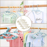 40 stuks kleerhangers voor kinderen, wit, kinderkleerhangers 29,7 cm, kunststof babykleerhangers antislip, ruimtebesparend, kleerhangers voor kledingkast