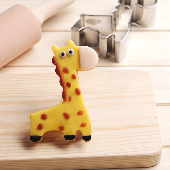 Uitsteekvormen voor dieren, doe-het-zelf uitsteekvormen voor dieren, 9 stuks koekjessnijders voor dieren, roestvrij staal voor bakken, fondant en koekjes