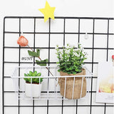 Wandrooster, accessoires, upgrade wandrooster, wit, accessoires, roostermand, hangrek, haaklijst, gebruikt voor rasterfotowand, rasterwand, accessoires, 3 stuks, wit, multifunctioneel