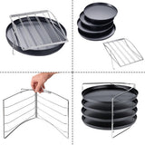 pizzaplaten, diverse sets en ovens, praktisch en veelzijdig frame,