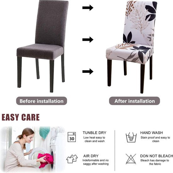 Stoelonderdeel,Stoelhoezen set van 6 kunnen uw oude stoelen