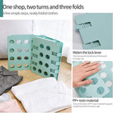Kledingvouwplank, kledingmap, wasvouwplank, overhemdenmap, T-shirtvouwhulp, kleding voor volwassenen, broeken, wasgoed-T-shirtorganizer, Nordic Green
