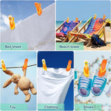 4 stuks strandhanddoekklemmen, handdoekklemmen voor strandligstoelen, grote badhanddoekklemmen voor ligstoelen, strandklemmen voor handdoeken, was, zonnebed, klemmen voor strandhanddoek