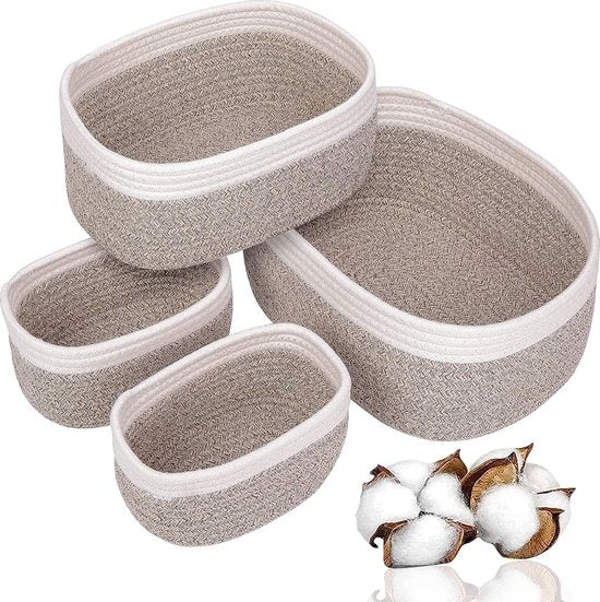 Opberger Bruin 4 stuks