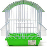 Kleine Parkiet Kanarie Vogelkooi Metaal Groot Met Voeder Drinkbak Willekeurige Kleur BPS-12027