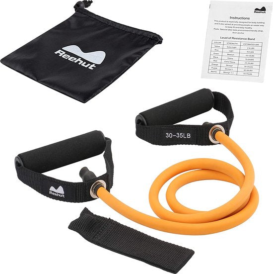 Fitness bands, weerstand bands, Set met 5 dikke natuurlijke latex, Unisex, voor fijnheid training, gymnastiek, Yoga platen