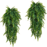 Kunstmatige hangplant, nepklimop, hangende slingers voor bruiloft, tuin, wanddecoratie, hangmanden, bruiloftsslinger (2 stuks)