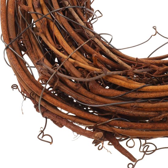 Rotankrans: de afmeting van de kerstrankenslinger is ongeveer 460,00 x 1,50 x 1,00 cm / 180,78 x 0,59 x 0,39 inch