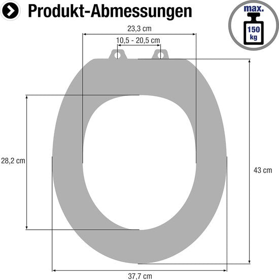 hoogwaardig echt hout - eiken - softclosemechanisme - comfortabel zitgevoel - elegante houtlook past in elke badkamer / toiletbril / wc-deksel