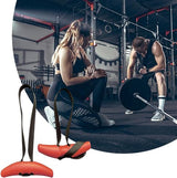 Fitnessgrepen, handgrepen met verstelbare weerstandsband voor bevestiging aan optrekstangen, lange halters, lattrekmachines, roeiapparaten, kabeltrekken en krachtmachines (oranje)
