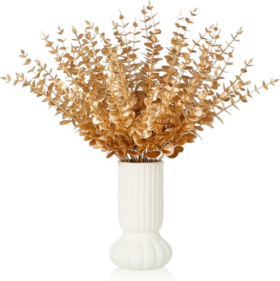 45 stuks kunstmatige eucalyptus takken, bladeren, eucalyptusbladeren, decoratie, eucalyptus, kunstplanten voor bloemstukken, huis, bruiloft,