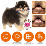 Pak van 7 hondenspeeltjes, kleine honden, puppyspeelgoed, hondenspeelgoed, hondenspeelgoed, duurzaam kauwspeelgoed en piepende intelligentie hondenknuffelset, puppy bijtvaste knuffel