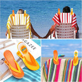 4 stuks strandhanddoekklemmen, handdoekklemmen voor strandligstoelen, grote badhanddoekklemmen voor ligstoelen, strandklemmen voor handdoeken, was, zonnebed, klemmen voor strandhanddoek