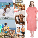 waterabsorberend neopreenpak, luiertafel, hoodie, handdoek, poncho, badjas om te surfen, zwemmen, baden voor volwassenen, mannen, vrouwen, zanddicht