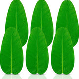 6 stuks kunstbananenbladeren, grote kunsttropische bladeren, groene bananenblad voor Hawaiian Luau party, thuis, keuken, bruiloftsfeest, woondecoratie