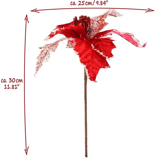 3x decoratieve arrangementen, kunstbloemen als leuke kerstversiering, mooie kamerdecoratie, ook voor kransen en bloemstukken