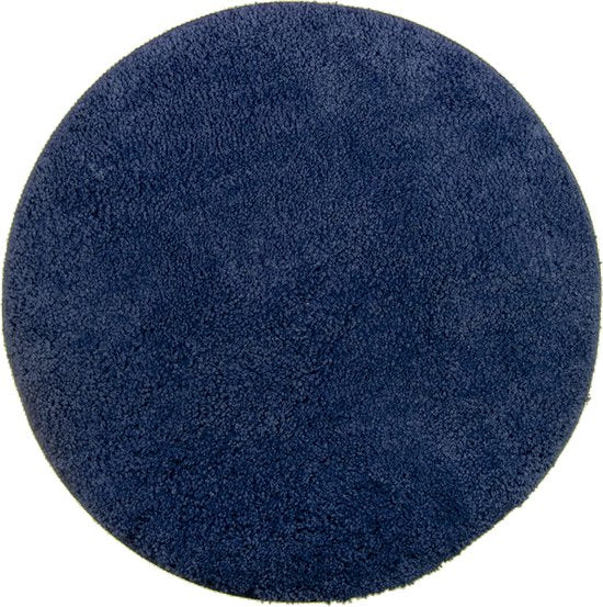 Brandsseller Badmat Ø 60 cm badmat badmat rond blauw