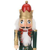 Advent sieraden: het mooie figuur in notenkraker design kan dankzij de stevige voet overal worden geplaatst