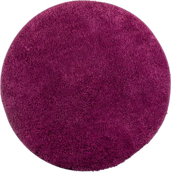 Brandsseller Badmat Ø 60 cm badmat rond Lila
