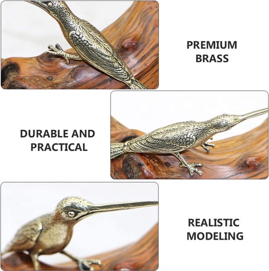 Kolibri figuren messing vogel sculpturen tafel vogel beelden desktop metaal kunst decoratie voor woonkamer slaapkamer kantoor kasten brons 1
