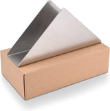 Servethouder van roestvrij staal, driehoekige servetdispenser, metalen servetorganizer, 1 stuks zilver
