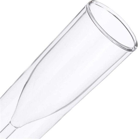 Massief Dubbelwandige Champagne Glas Kristallen Glazen, Klassieker Tulp Goblet Stemless Helder Glazen Bekers, Mondgeblazen Toast Glazen voor Catering, Bruiloften, Feesten, Bars, Familiebijeenkomsten (4)